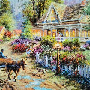A Country Greeting, 1000 piece puzzle, The Canadian Group, Sure-Lox